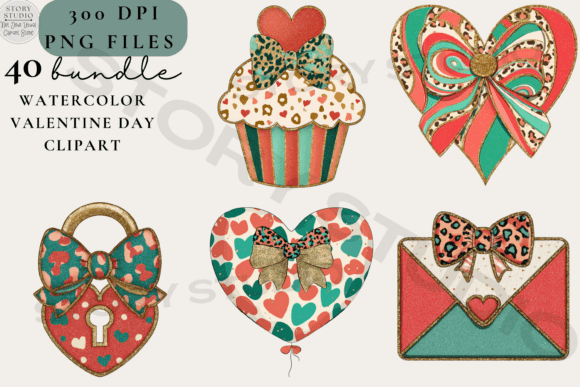 Download Watercolor Valentine Day Clipart - Clipart Collection