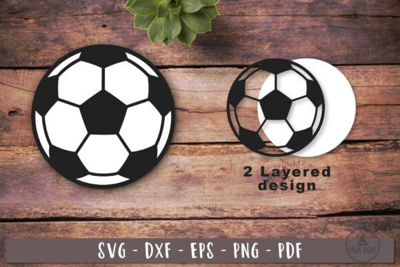 Download Football Ball SVG Soccer Ball Layered - Premium Resources