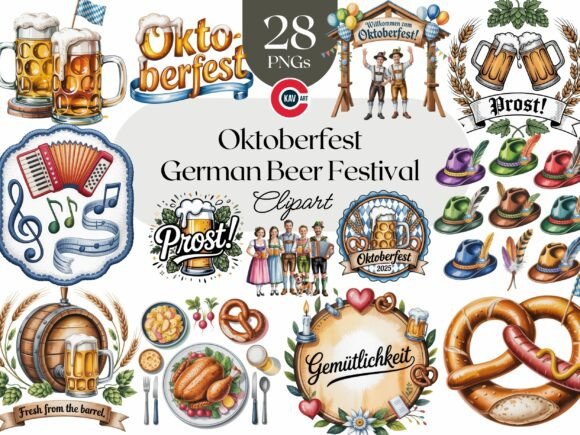 Download Oktoberfest German Beer Festival Clipart - Clipart Collection