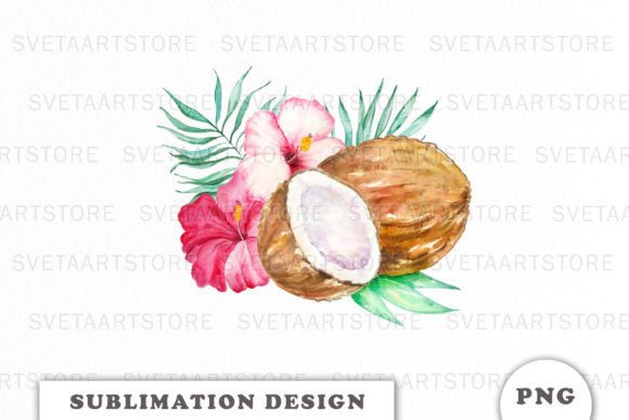 Download Coconut Sublimation Designs - Coconut sublimation Collection