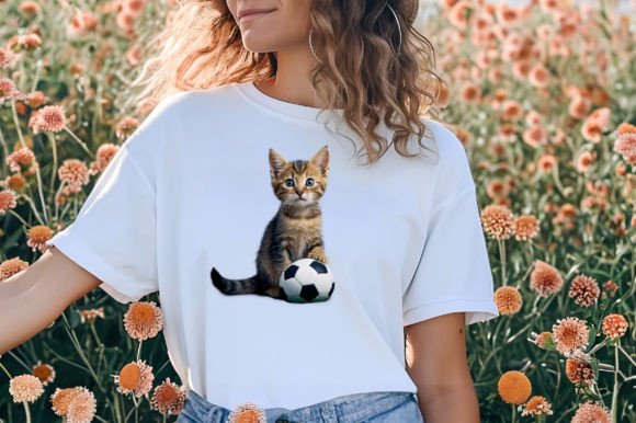 Download Cat Playing Football Clipart PNG - Clipart Collection