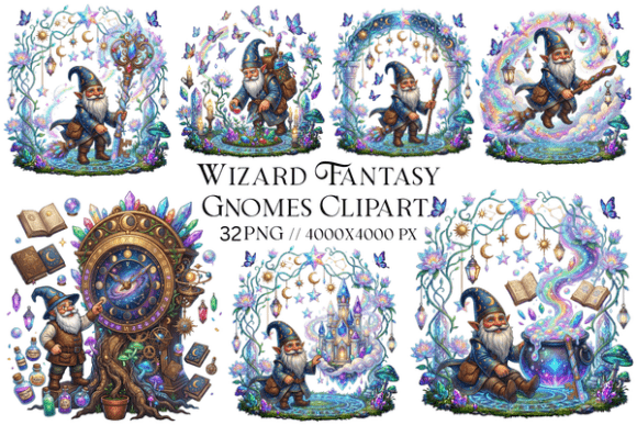 Download Floral Spring Gnomes Clipart - Clipart Collection