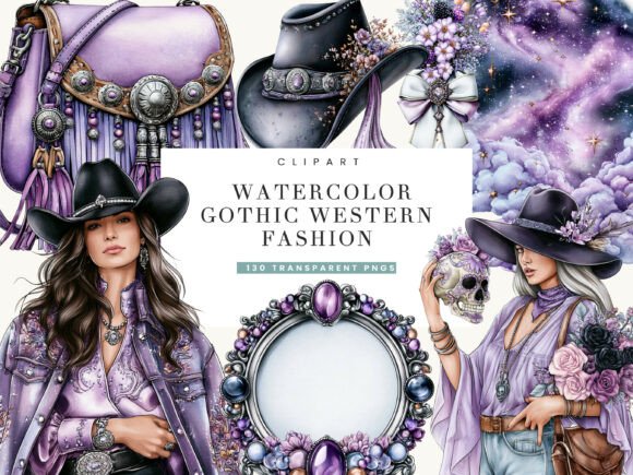 Download Gothic Western Fashion Clipart - Clipart Collection