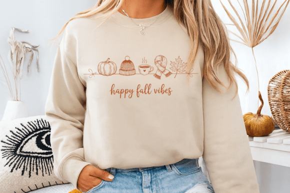 Download Happy Fall Vibes PNG, Autumn Pumpkin - Happy fall Collection