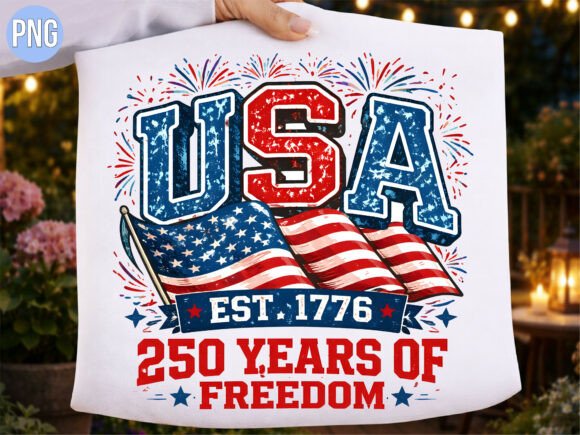Download USA 250 Years of Freedom Flag PNG - Flag png Collection