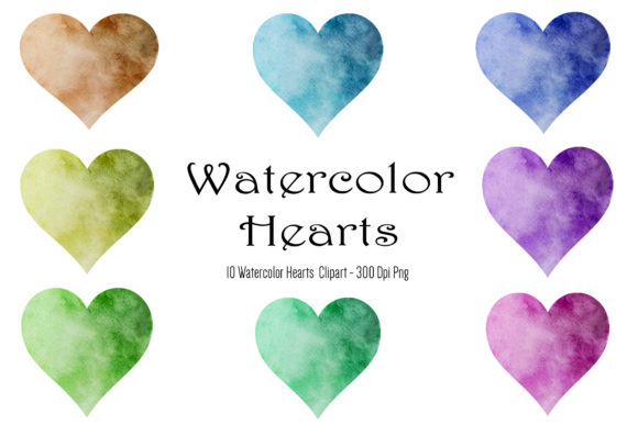 Download Watercolor Heart Clipart, Valentines Day - Clipart Collection