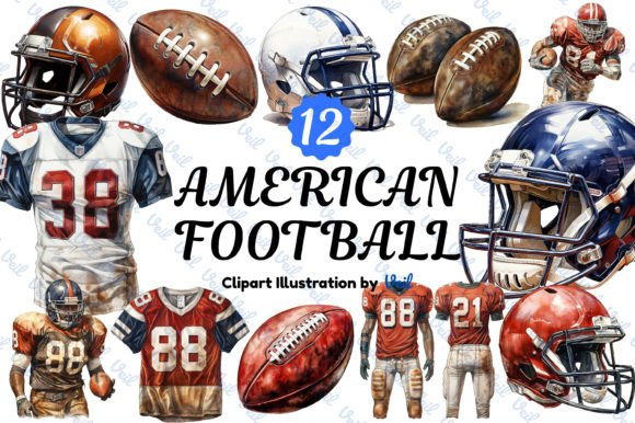 Download American Football Clipart Bundle - Clipart Collection