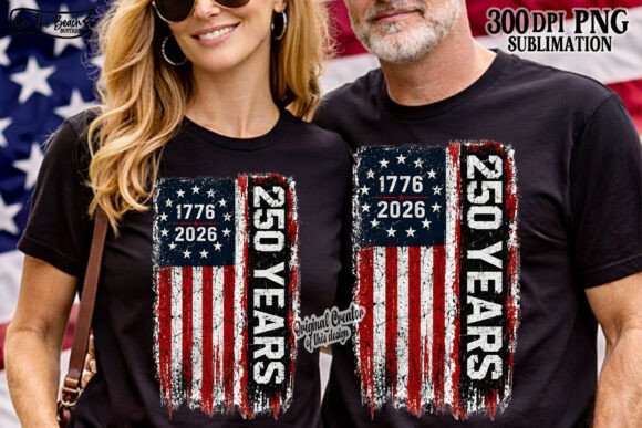 Download 1776–2026 American Flag PNG USA 250 Year - Flag png Collection