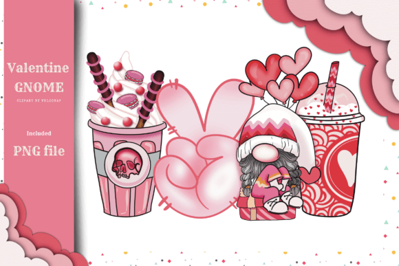 Download Valentine’s Day Gnomes Clipart - Clipart Collection