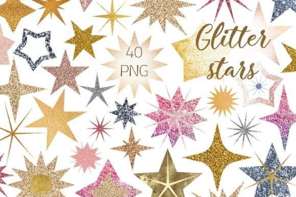 Download Star Glitter Collection. PNG Clipart - Clipart Collection