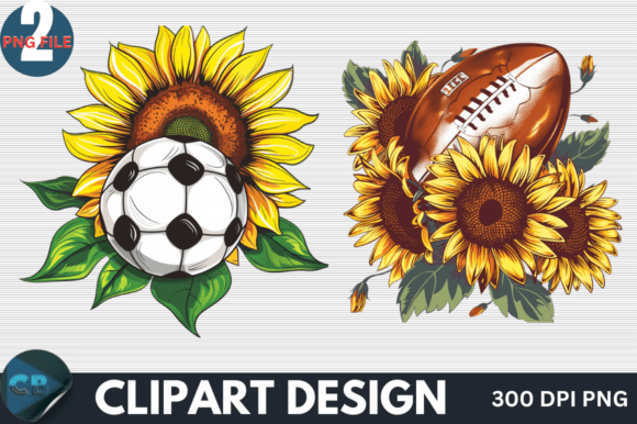 Download Sunflower Football Clipart PNG - Clipart Collection