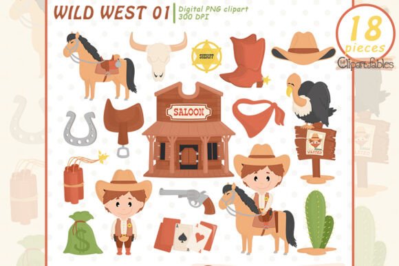 Download Cowboy Clipart, Western Clip Art, - Clipart Collection