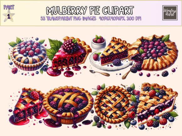 Download Mulberry Pie Clipart - Clipart Collection
