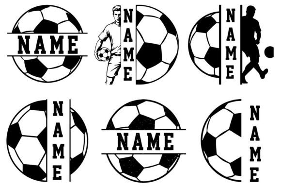 Download Soccer Ball Monogram SVG Bundle. - Soccer Collection