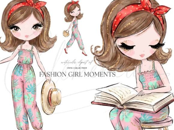 Download Fashion Girl Clipart PNG - Clipart Collection