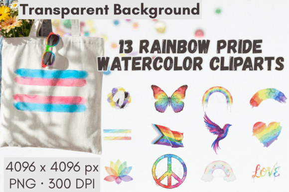 Download Rainbow Pride Clipart Watercolor LGBT - Clipart Collection