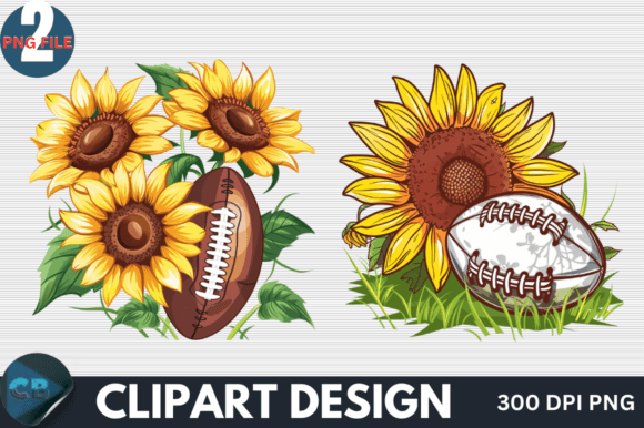 Download Sunflower Football Clipart PNG - Clipart Collection