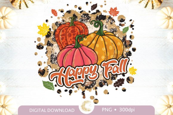 Download Happy Fall Pumpkin Sublimation - Premium Resources