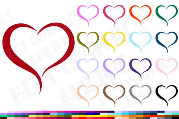 Download Heart Clipart, 100 Valentines Day Heart - Clipart Collection