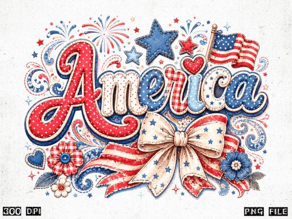 Download Retro America Flag PNG | Patriotic USA S - Premium Resources