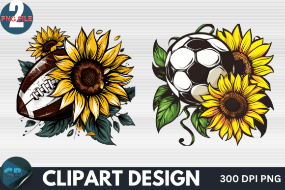 Download Sunflower Football Clipart PNG - Clipart Collection