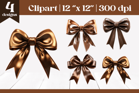 Download Bronze Coquette Bow Clipart Sublimation - Clipart Collection