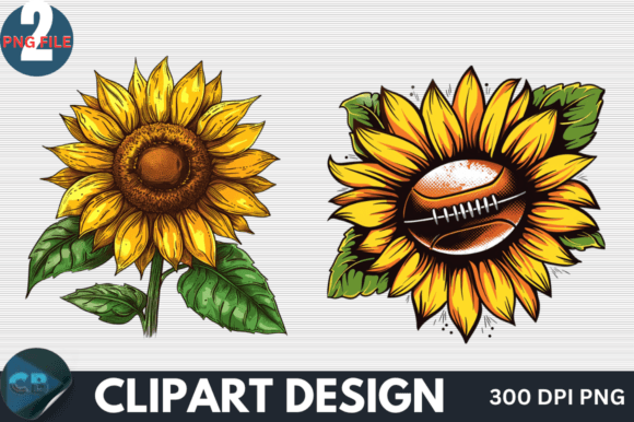 Download Sunflower Football Clipart PNG - Clipart Collection