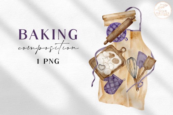 Download Watercolor Cooking Apron Clipart PNG - Clipart Collection